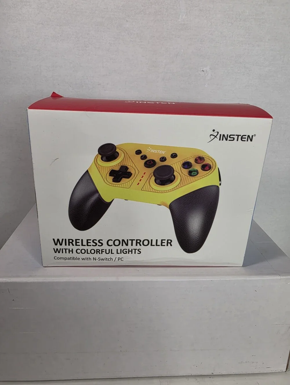 Insten Wireless Controller w/colorful lights for Nintendo Switch/PC.  NWT